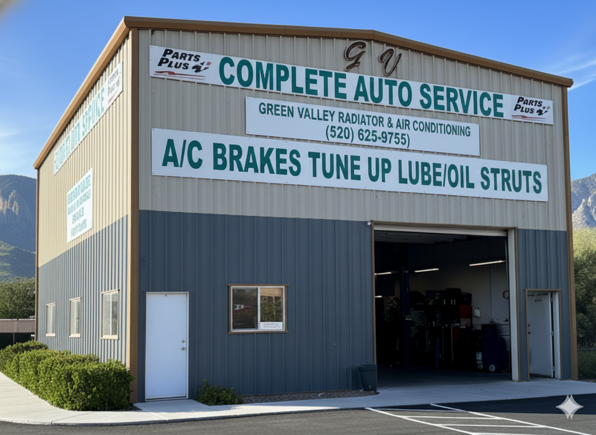Green Valley Radiator & AC shop exterior